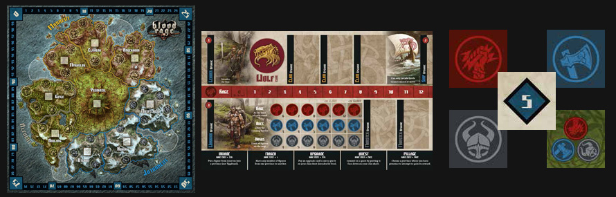 Blood Rage Core Game Box